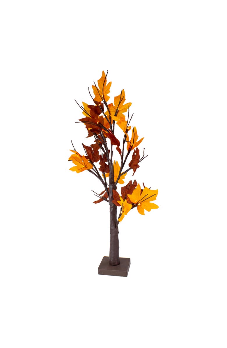 Northlight 2' Pre-Lit Maple Artificial Fall Harvest Tree- Clear LED Lights, Alternate, color, 