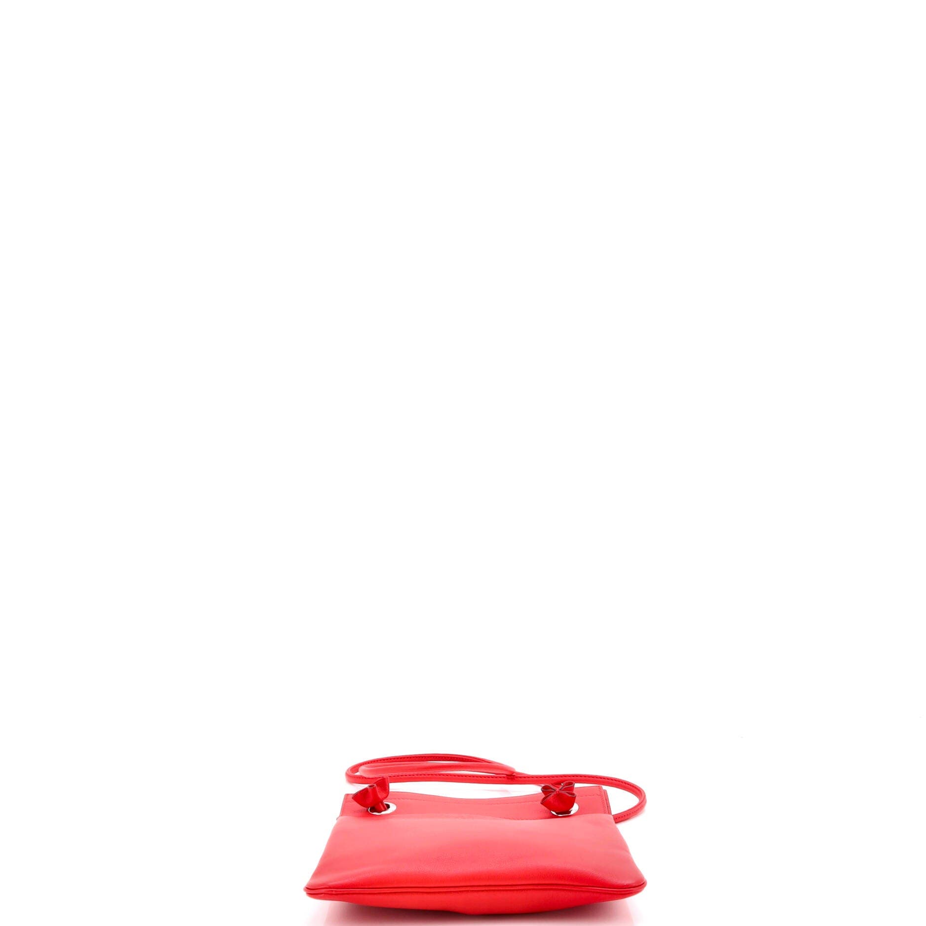 Pre-Owned Hermes Aline Bag Milo Lambskin and Swift Mini, Alternate, color, Rouge De Coeur