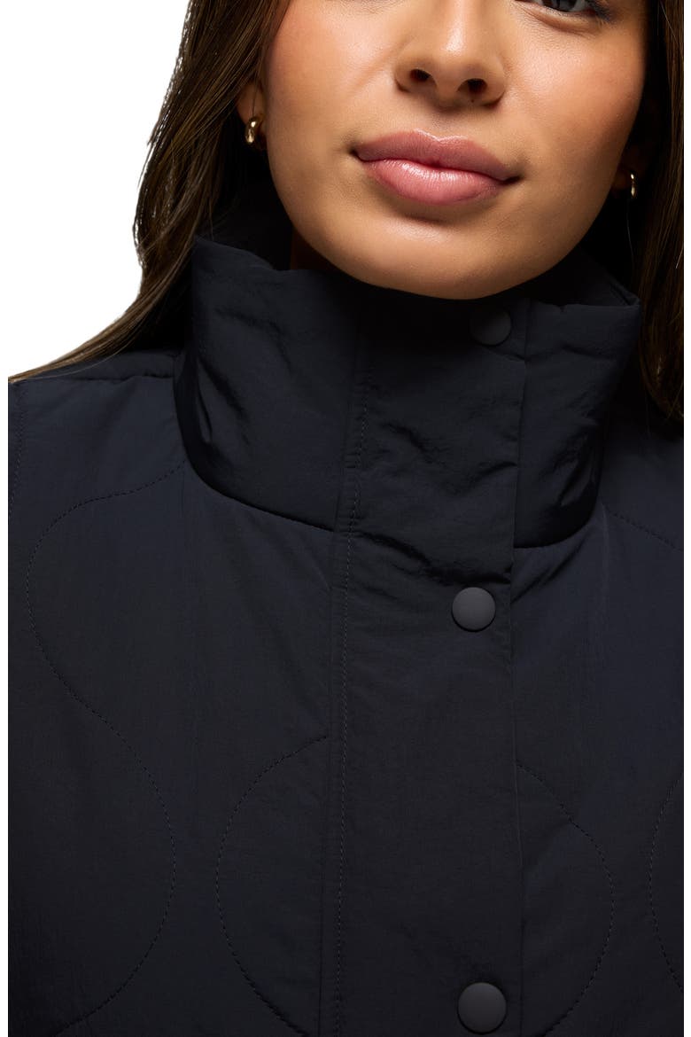 Encinitas Quilted Vest, Alternate, color, BLACK