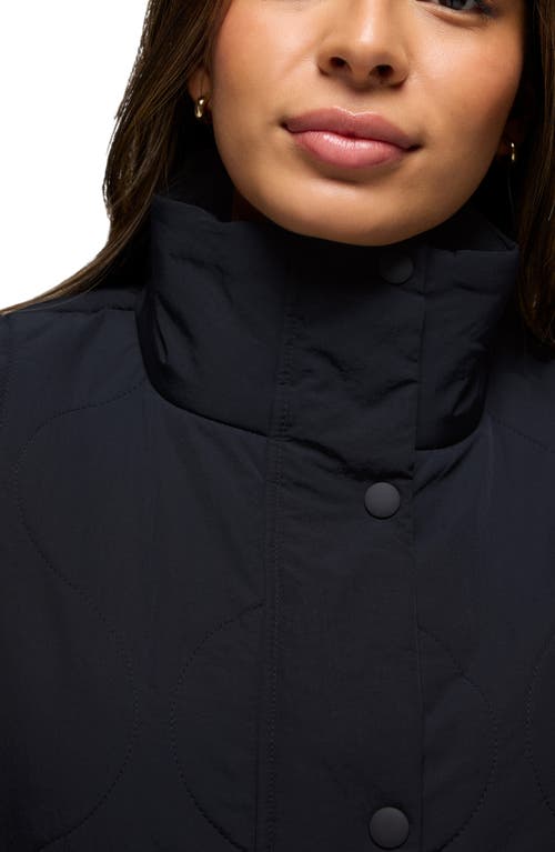 Prana Encinitas Quilted Vest In Blue