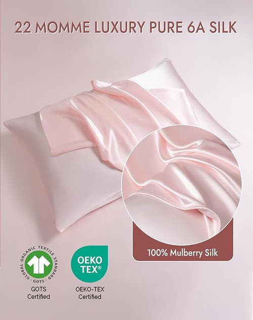 Silksilky 22momme 100% Mulberry Silk Envelope Pillowcase In Pink
