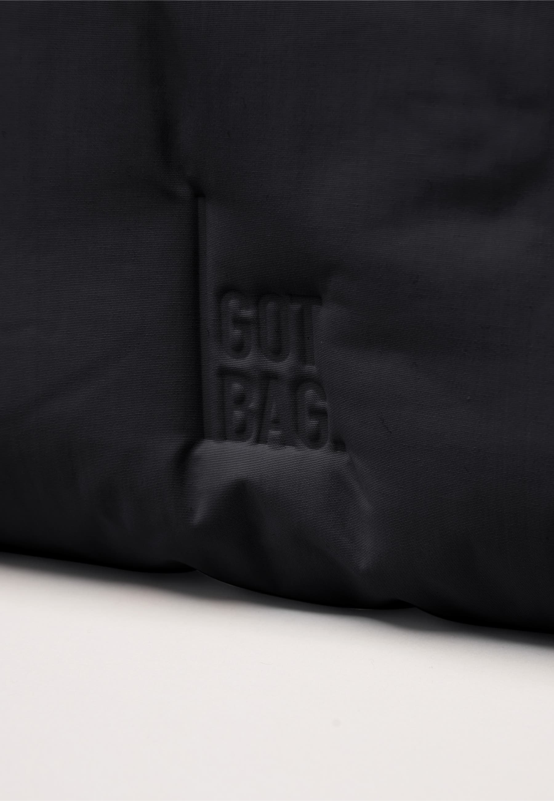 GOT BAG Cloud Shoulder Bag Recycled Nylon Puffer Handbag, Alternate, color, Black