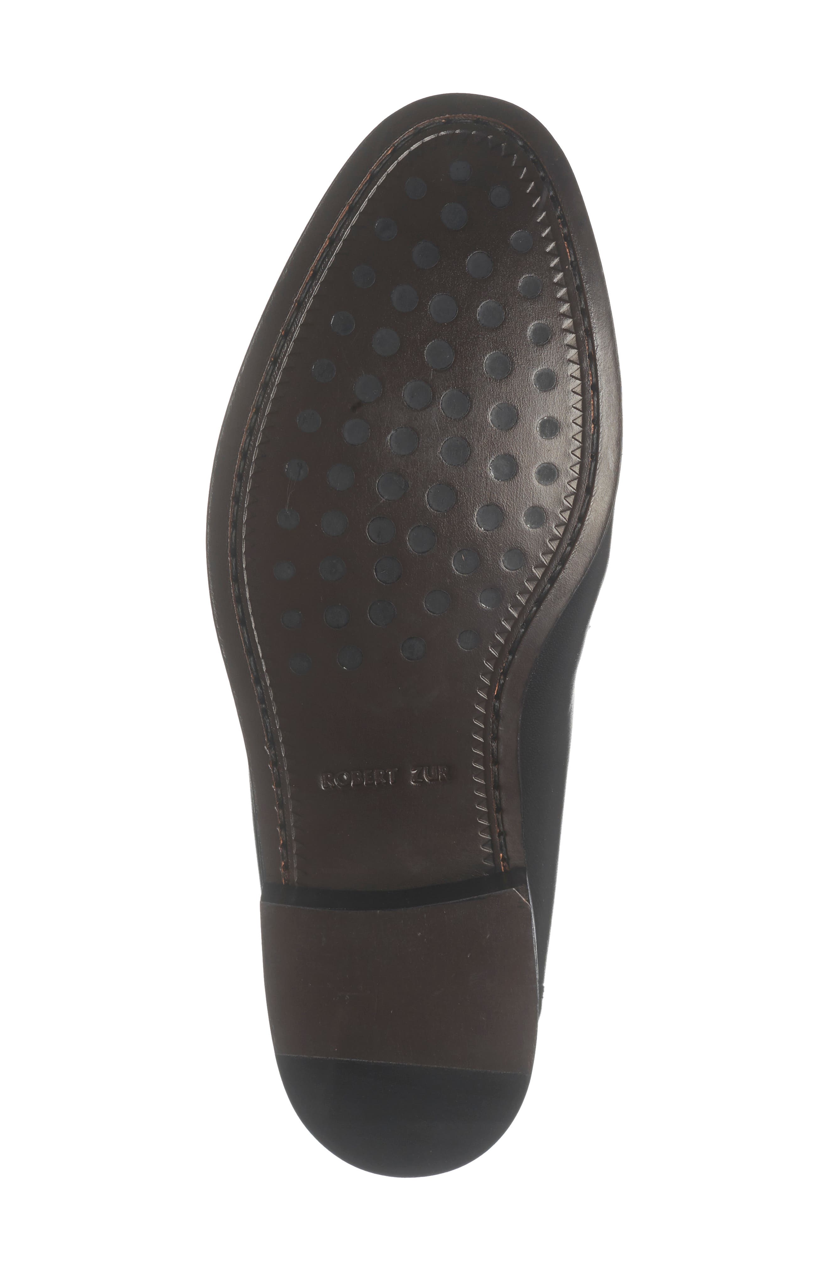 Robert Zur Penny Loafer, Alternate, color, Black/ Luggage