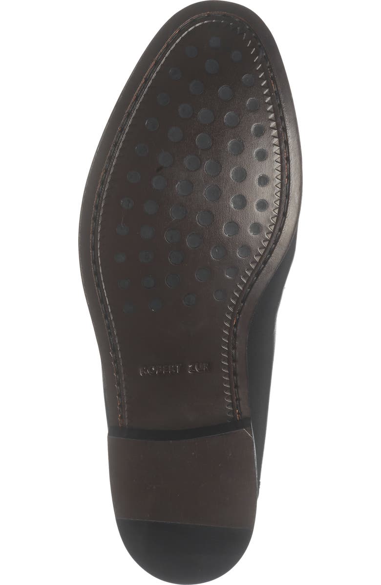 Robert Zur Penny Loafer, Alternate, color, Black/ Luggage
