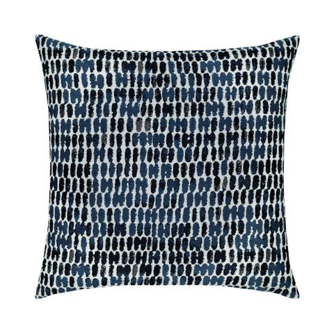 Thumbprint Indoor & Outdoor Woven Accent Pillow