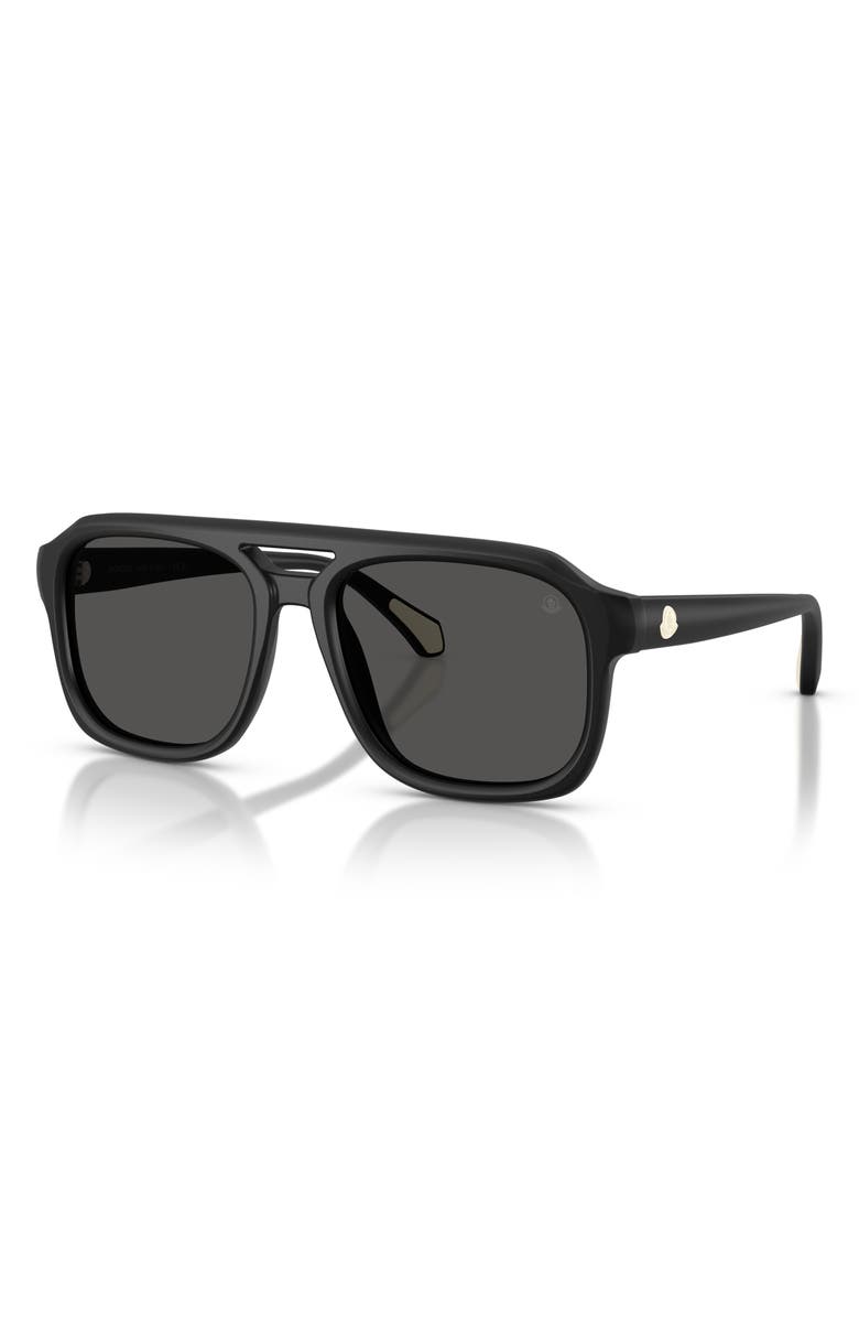 Moncler 56mm Vantos Pillow Sunglasses, Alternate, color, 