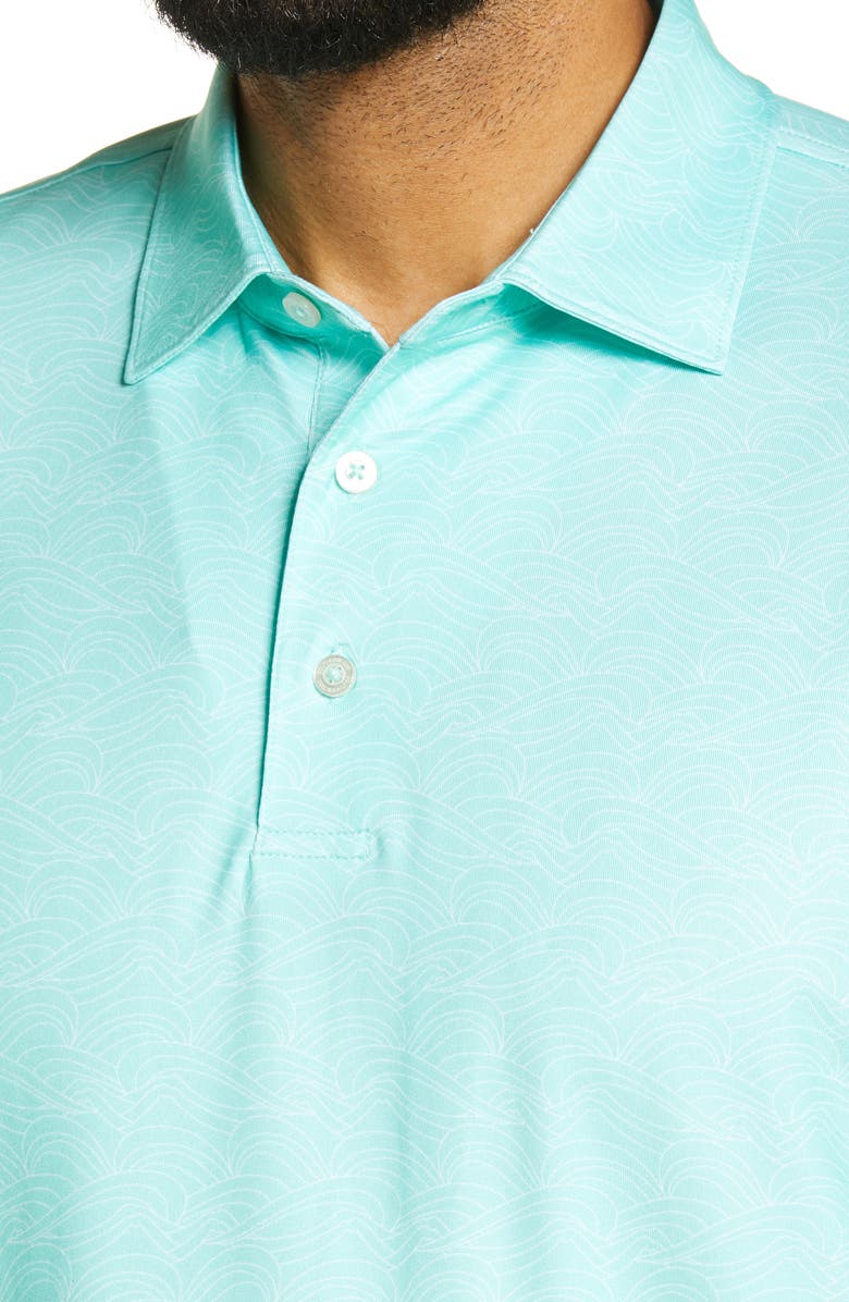 Southern Tide Driver Wave Regular Fit Performance Polo, Alternate, color, 
