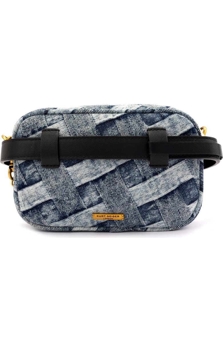 Kurt Geiger London Denim Belt Bag, Alternate, color,