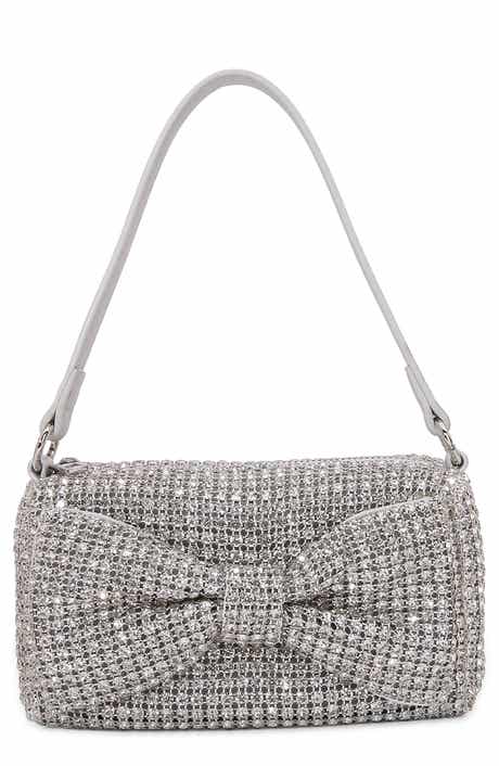 Rhinestone Bow Handheld Bag