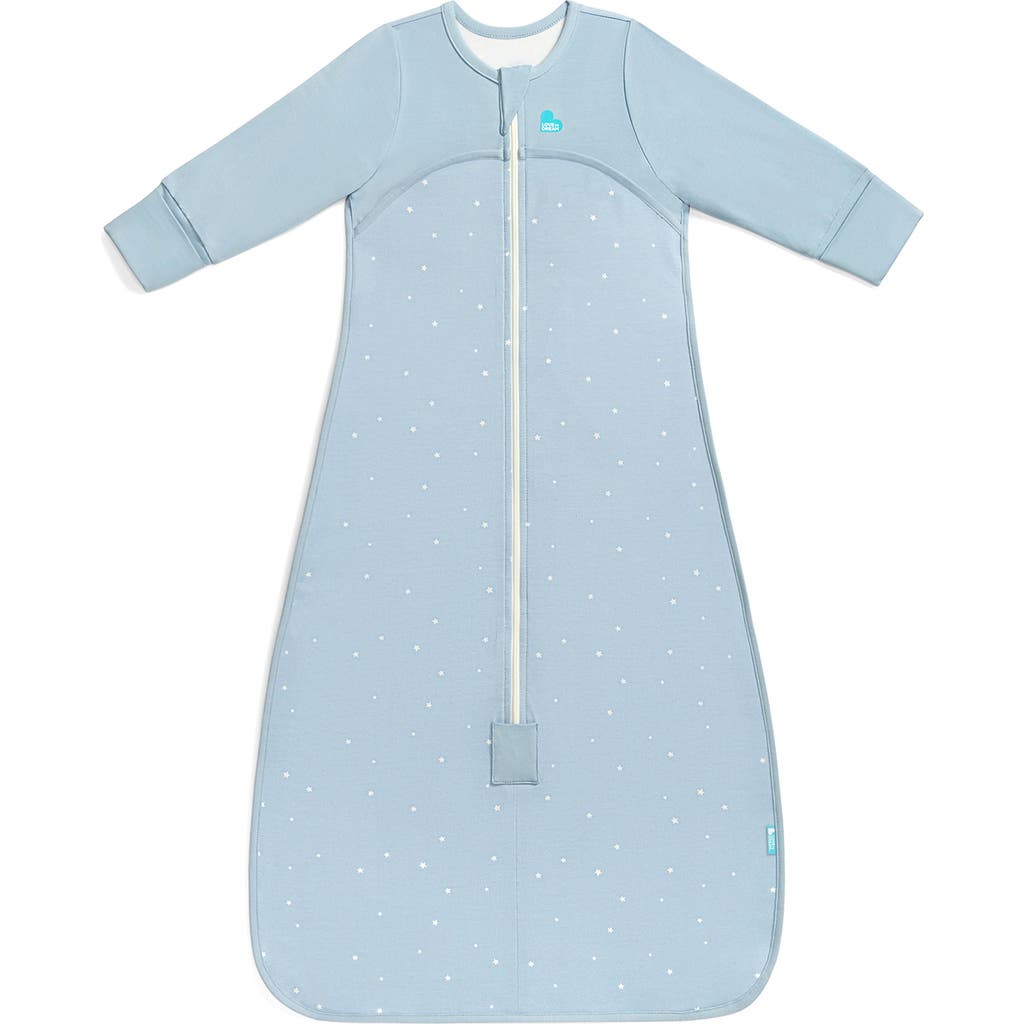Love To Dream Long Sleeve 1.0 Tog Stretch Cotton Sleep Bag In Blue