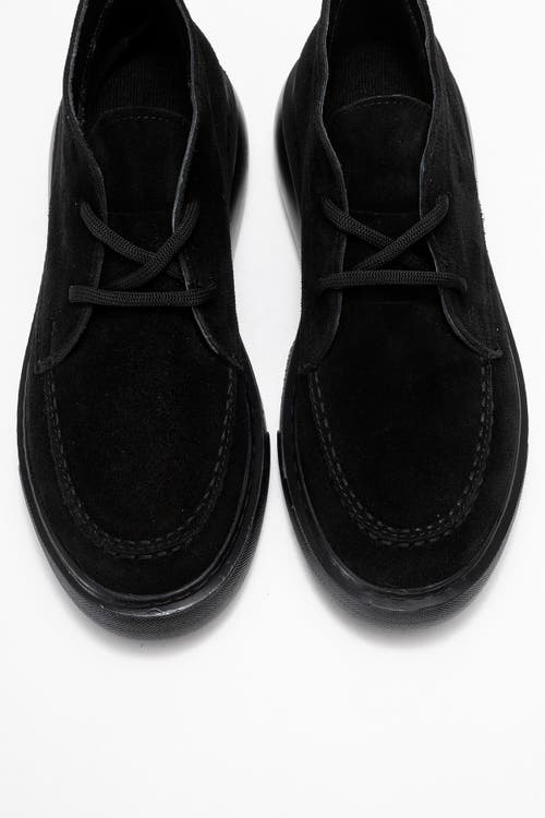 Forever & Always Shoes Lilya Leather Chukka Boot In Black