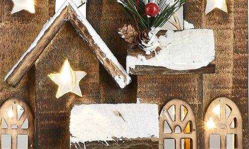 Home Essentials And Beyond 12-inch Lighted Telluride Lodge In Multi