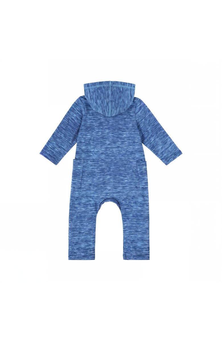 UV Skinz Hooded Everyday Romper, Alternate, color, Jaspe Zoo