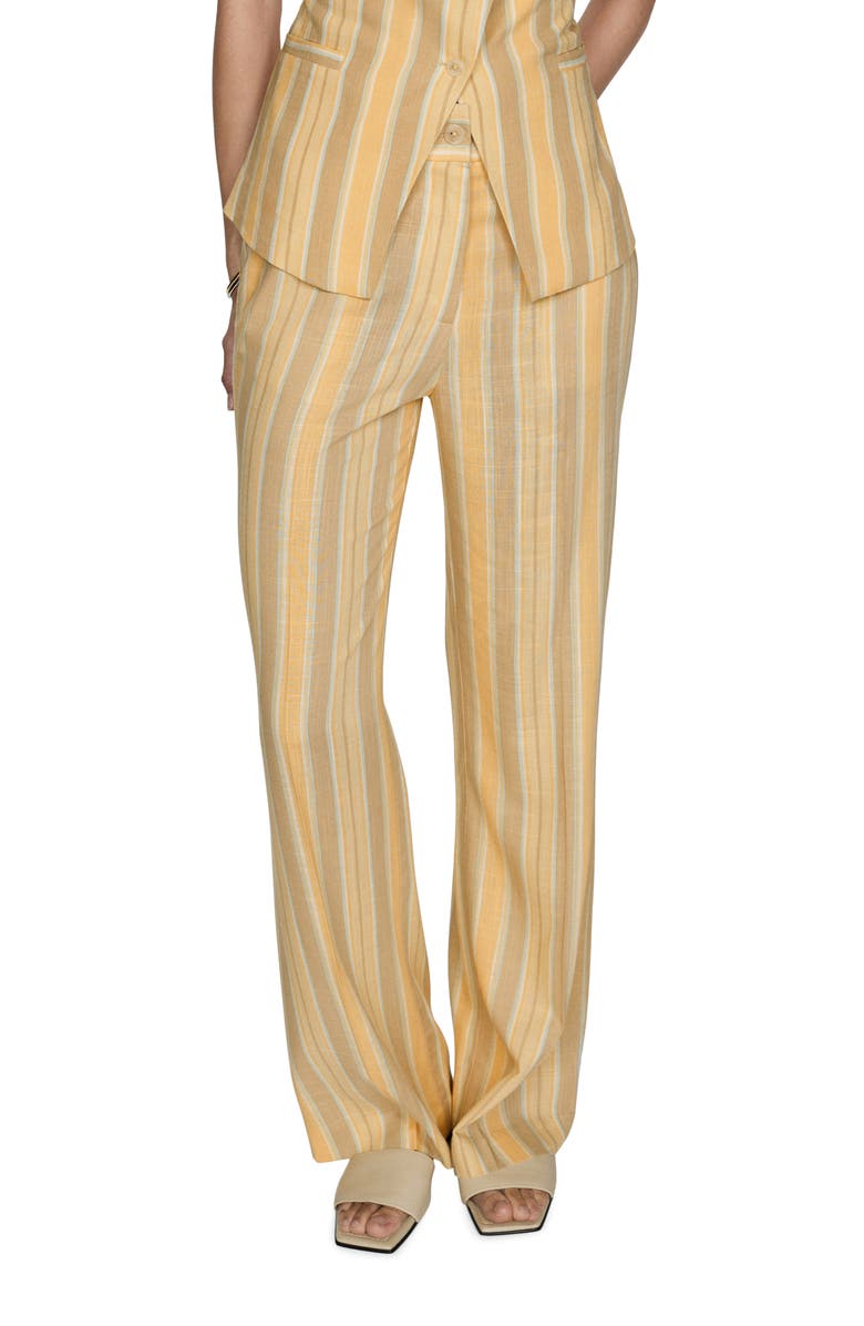 MANGO Stripe Pants, Main, color,