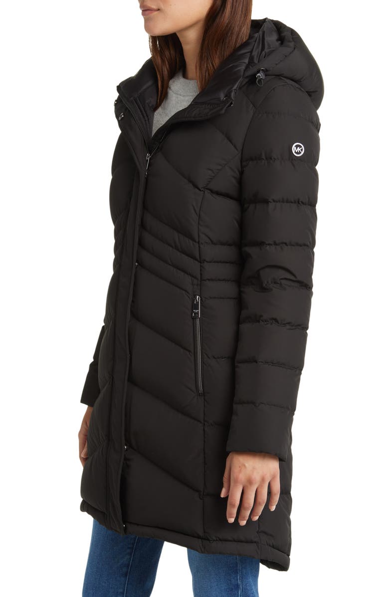 MICHAEL Michael Kors Hooded 650 Fill Power Down Puffer Jacket, Alternate, color, 