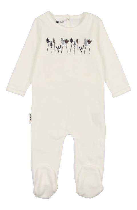 Garden Embroidered Footie (Baby)
