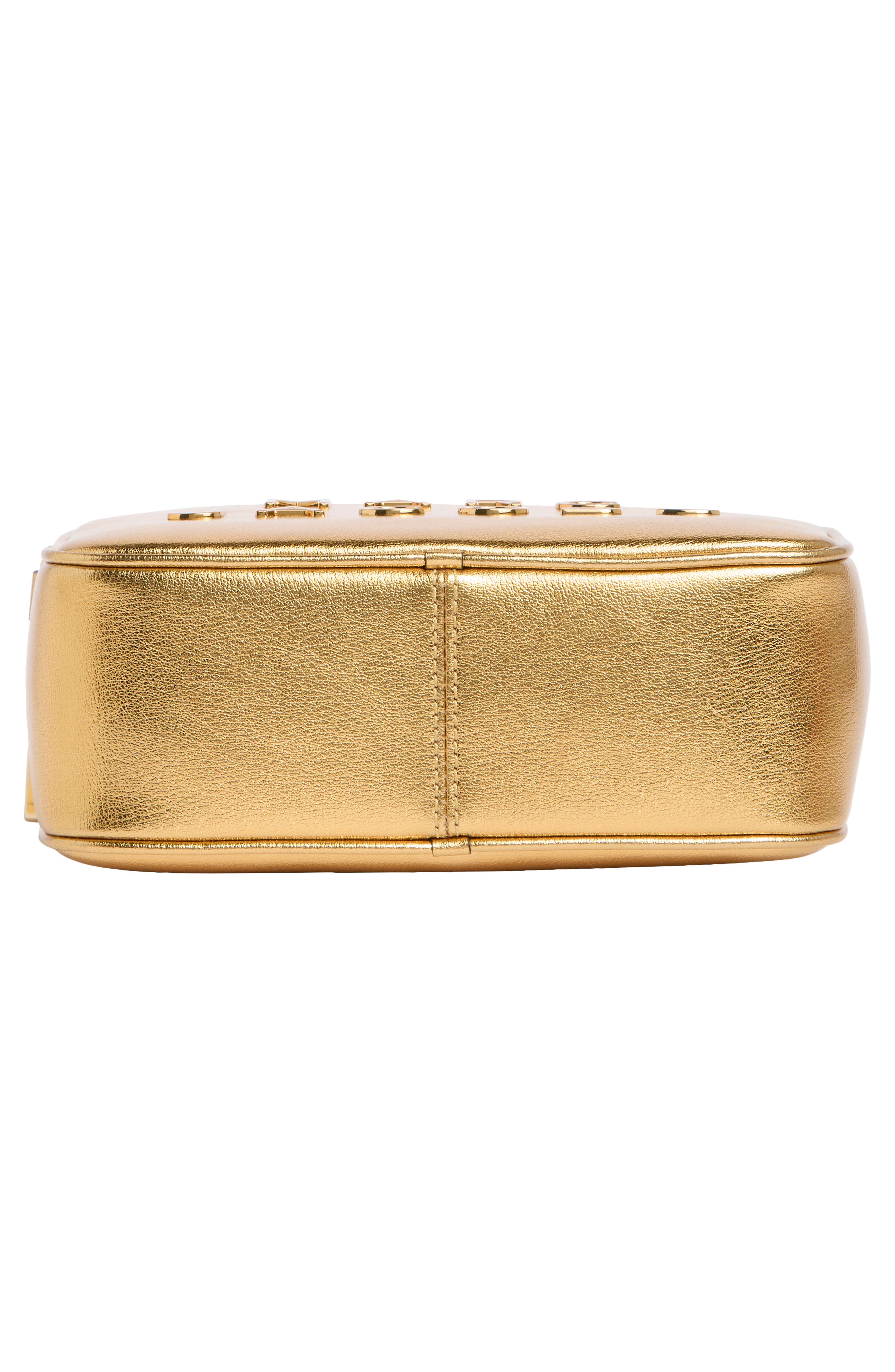 Marc Jacobs Metallic Flash Camera Bag, Alternate, color, Gold