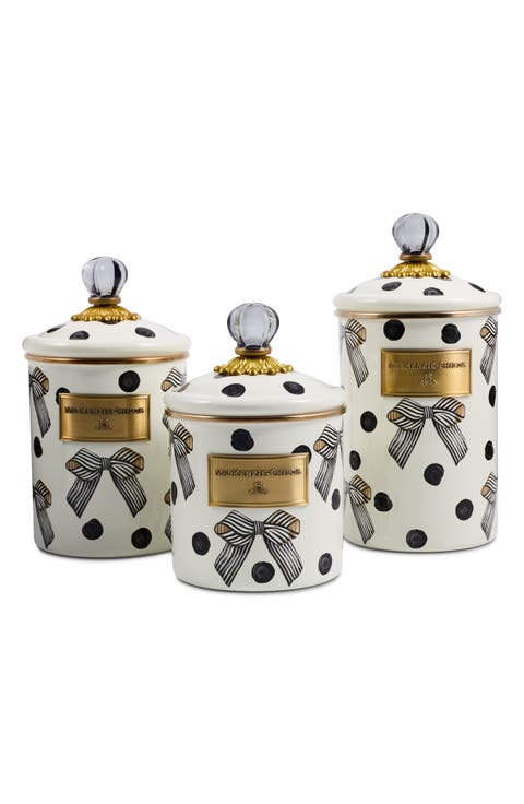 Pretty as a Bow 3-Piece Canister Set