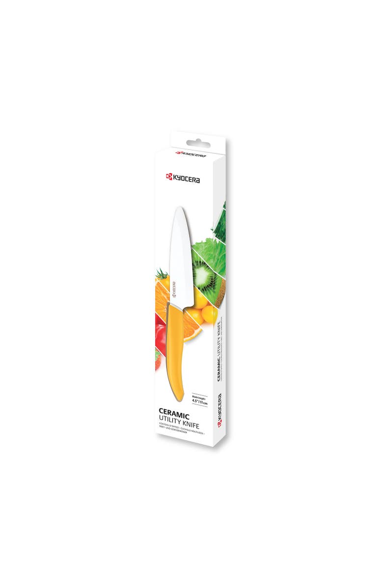 Revolution Ceramic 4.5-Inch Utility Knife, Alternate, color, Yellow