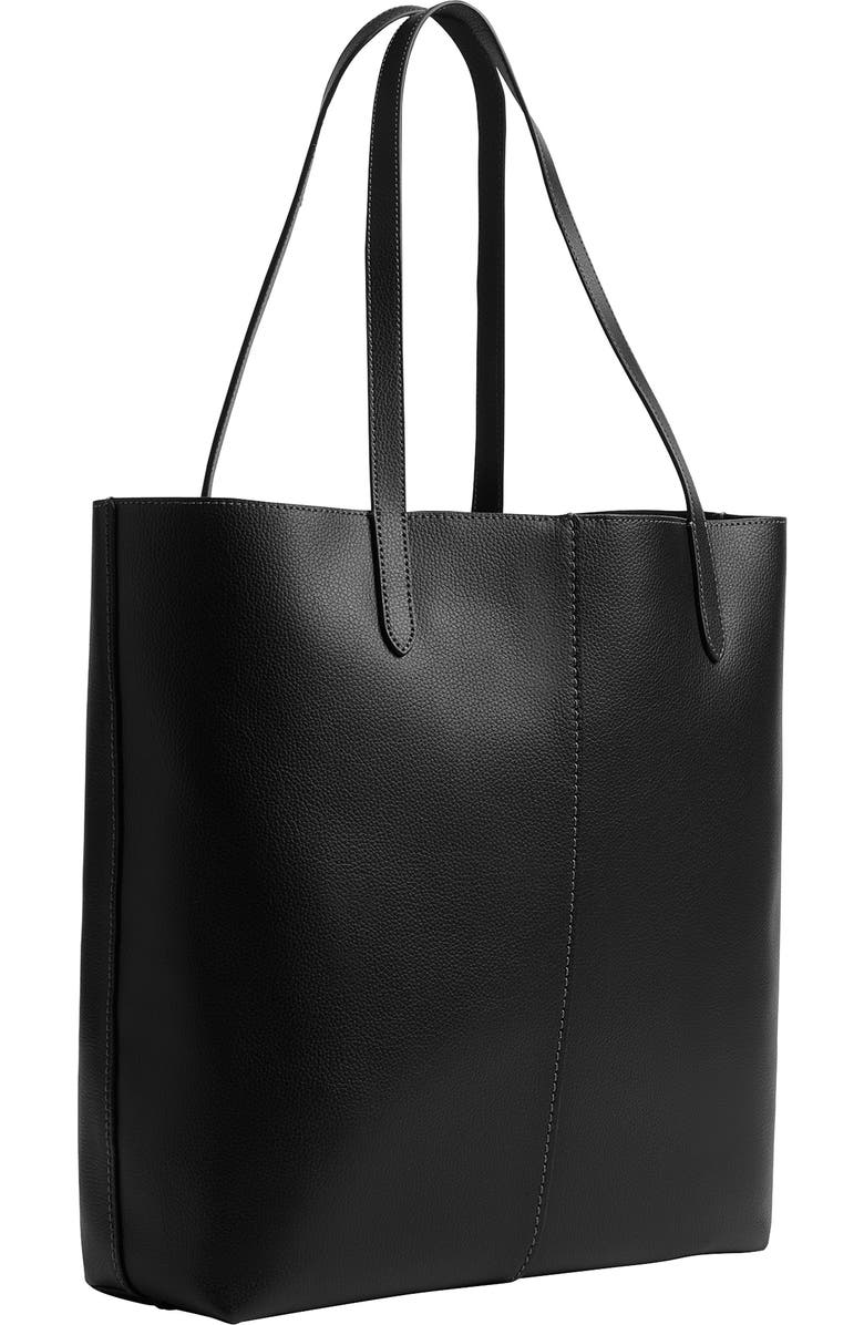 COACH North Pebbled Leather Tote, Alternate, color,