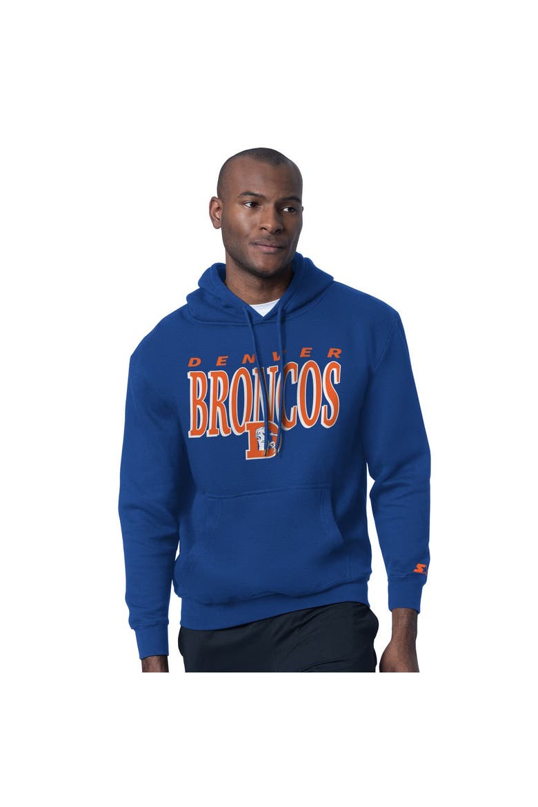 Men's Starter  Royal Denver Broncos Vintage Logo Hoodie & T-Shirt Combo Pack, Alternate, color, Royal