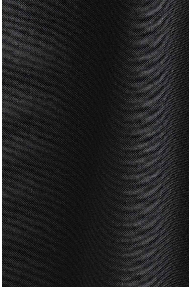 Long Sleeve Tiered Shirtdress, Alternate, color, BLACK