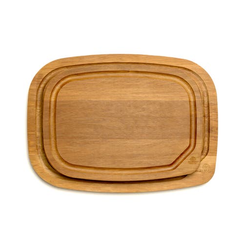 Berard Invitation Hornbeam Wood Chopping Board, 15.75 X 11.42 X 0.71 Inch In Brown