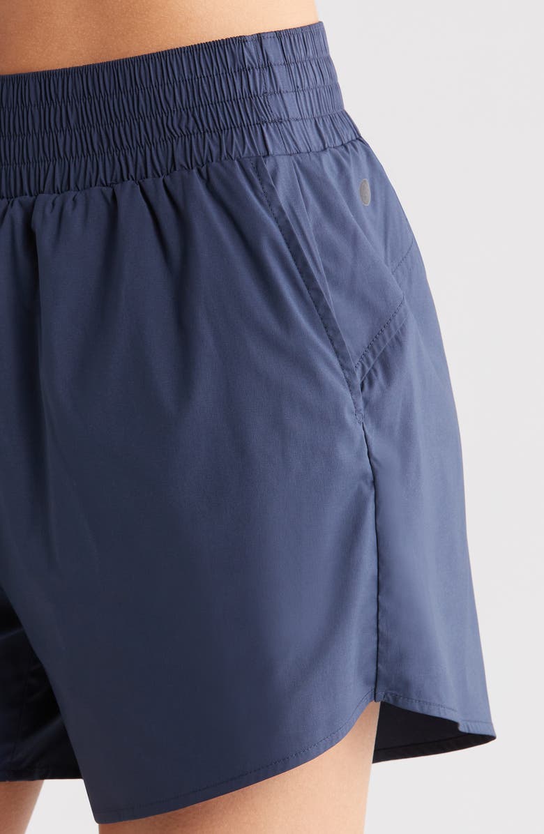 Zella Ace Pocket Track Shorts, Alternate, color, Navy Sapphire