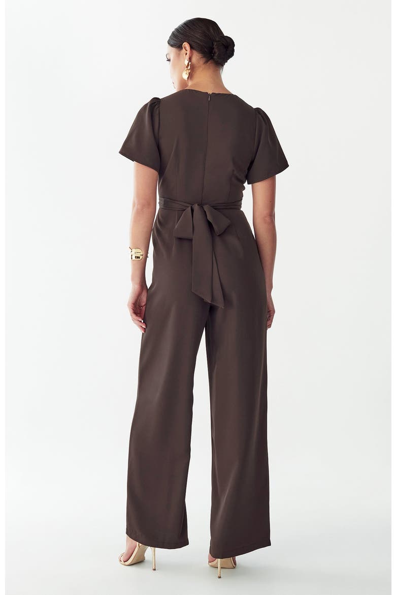 Mahra Jumpsuit, Alternate, color, Chocolate