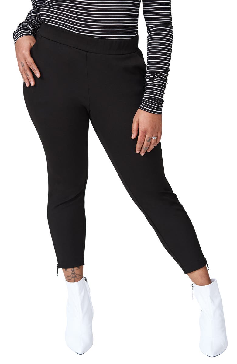 Universal Standard Moro Ponte Skinny Pants, Main, color, 