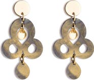 Toolally Mini Batik Earrings - Black Swirl