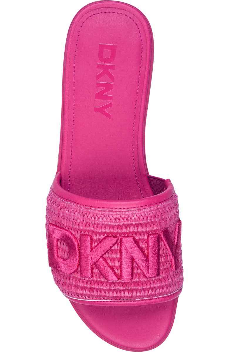 DKNY Winslet Slide Sandal - Wide Width, Alternate, color, Hot Pink