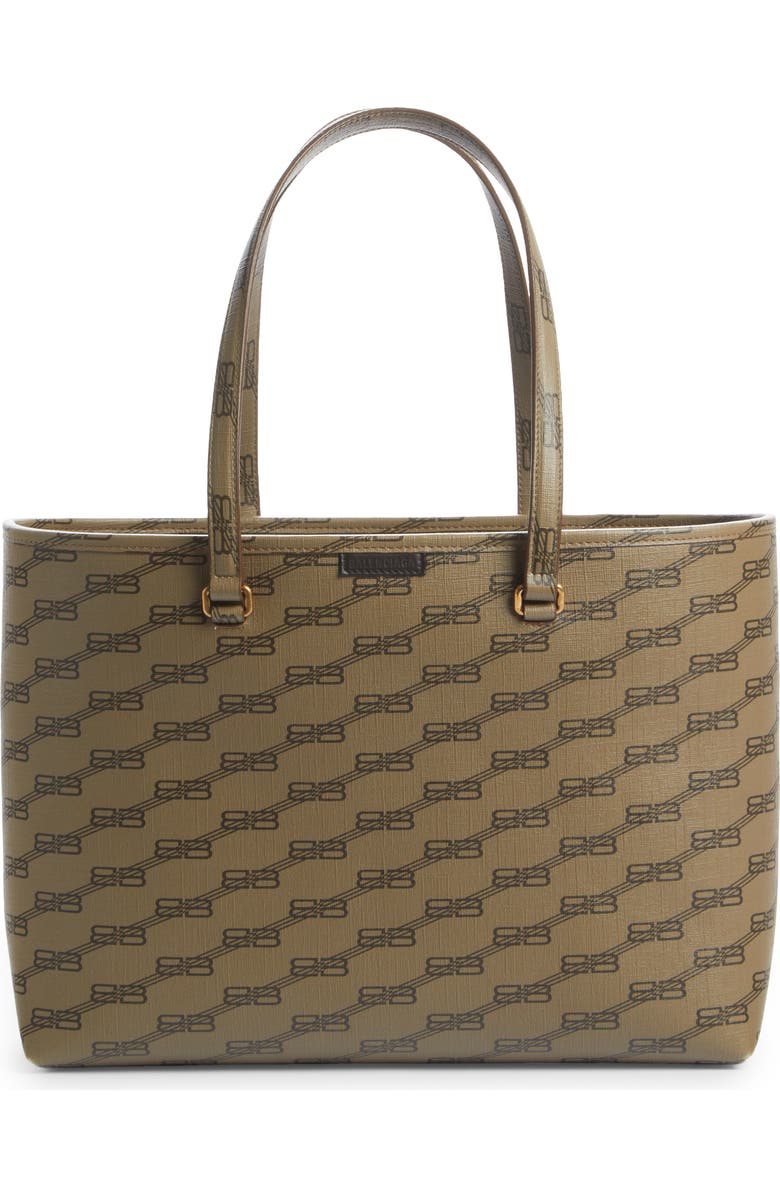 Balenciaga Signature Logo Shopper Tote, Main, color,