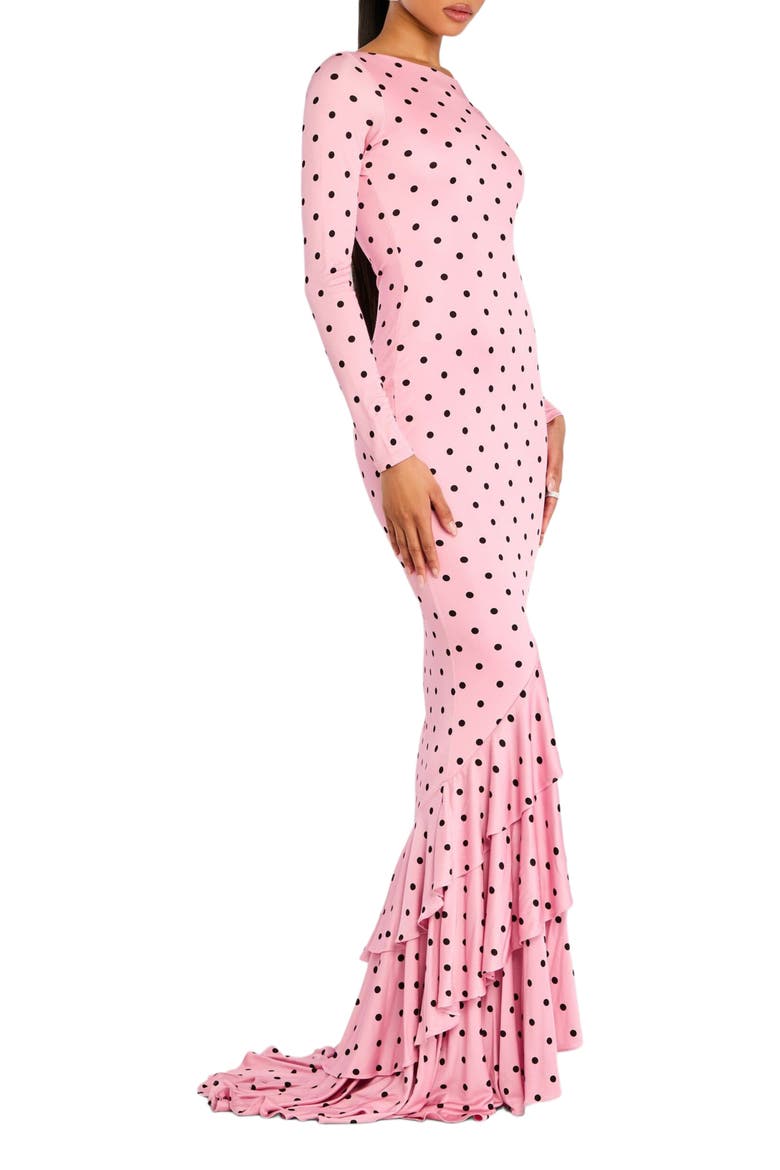Sara Dress, Alternate, color, Pink Polka Dot