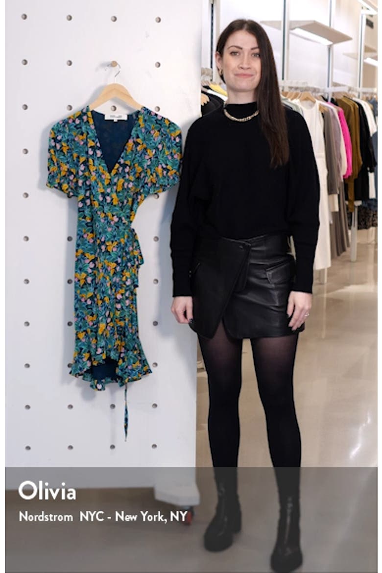 Emilia Floral Short Sleeve Wrap Dress video
