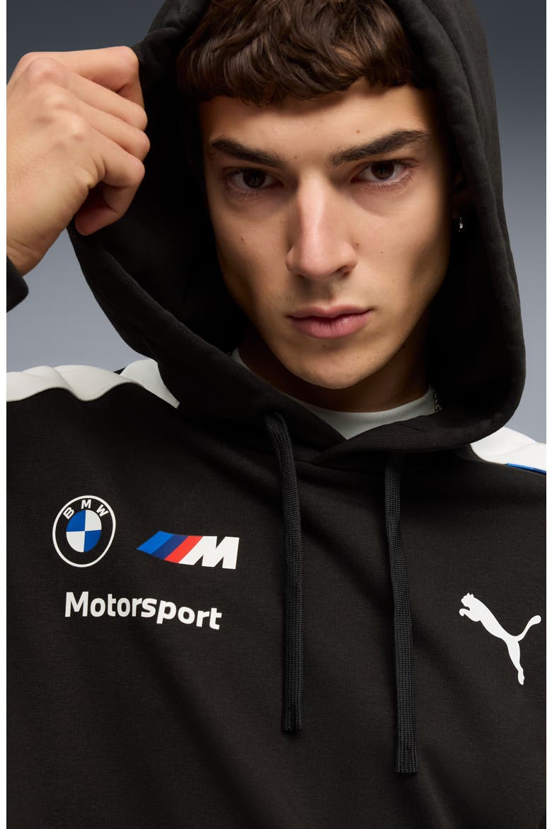 x BMW Replica Drivers Cotton Graphic Hoodie, Alternate, color, PUMA BLACK