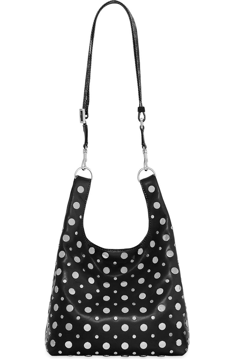 Rebecca Minkoff Ayla Stud Faux Leather Shopper Bag, Main, color,