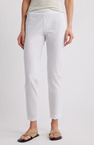 Eileen Fisher High Waist Slim Ankle Pants