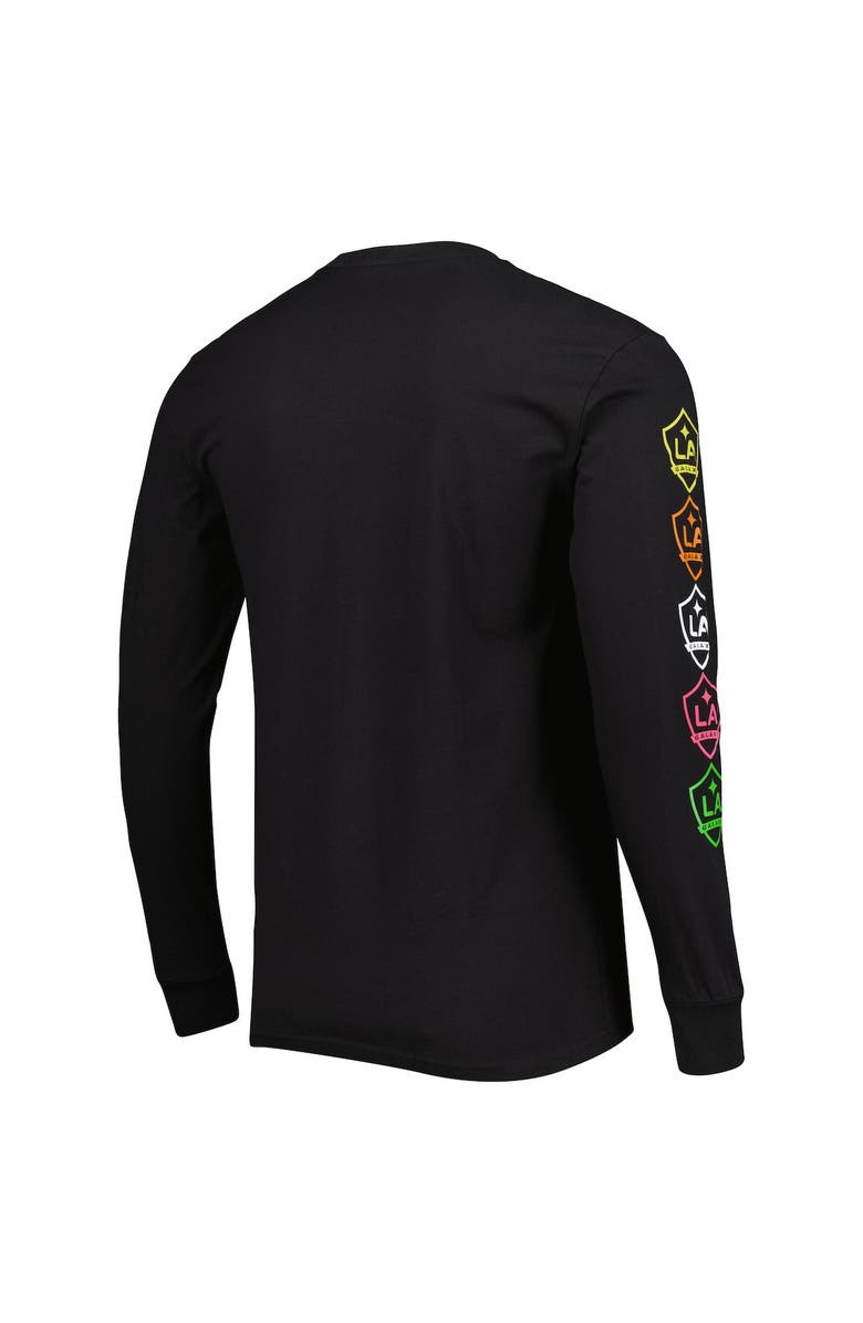 Mitchell & Ness Men's Mitchell & Ness Black LA Galaxy Papel Picado Long Sleeve T-Shirt, Alternate, color, Black