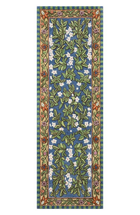 Tapestry Floral Runner Rug