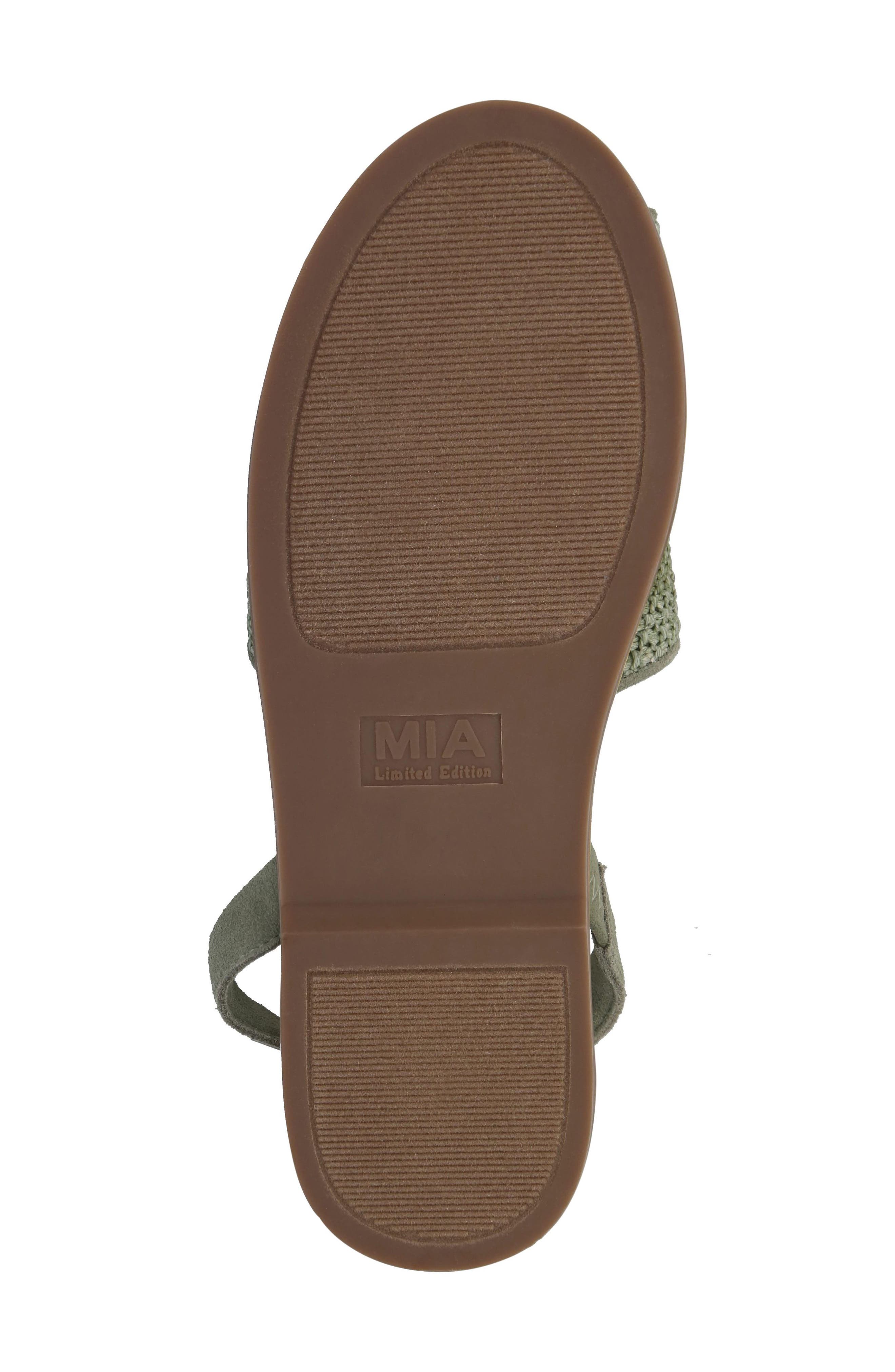 MIA Brazil Slingback Sandal, Alternate, color, Mint Woven