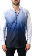 Maceoo Fibonacci Antonio 45 Ombré Cotton Button-Up Shirt