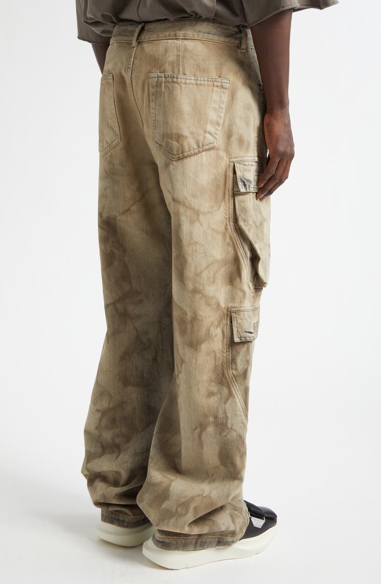 Rick Owens DRKSHDW Double Cargo Jeans, Alternate, color, Dust