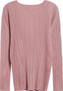 Pleats Please Issey Miyake Monthly Colors September Pleated Long Sleeve Top
