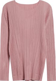 Pleats Please Issey Miyake Monthly Colors September Pleated Long Sleeve Top