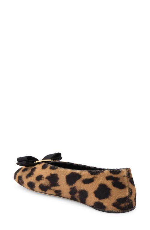 Ferragamo Vanna Genuine Calf Hair Ballet Flat