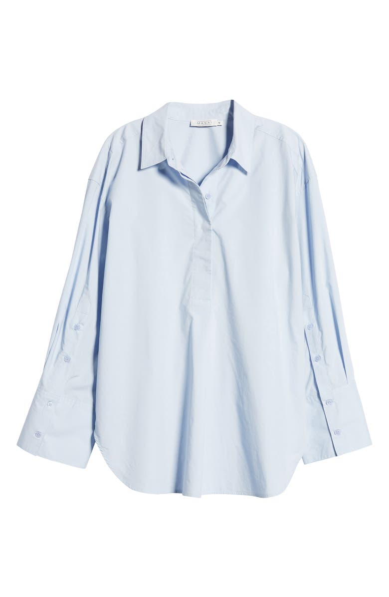 Masai Copenhagen Gila Cotton Button-Up Shirt, Alternate, color, 