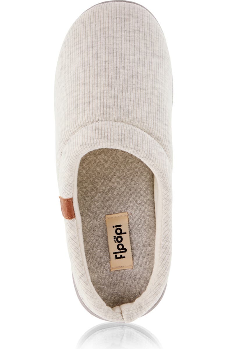 FLOOPI Sydney Ribbed Slipper, Alternate, color, Stone Grey
