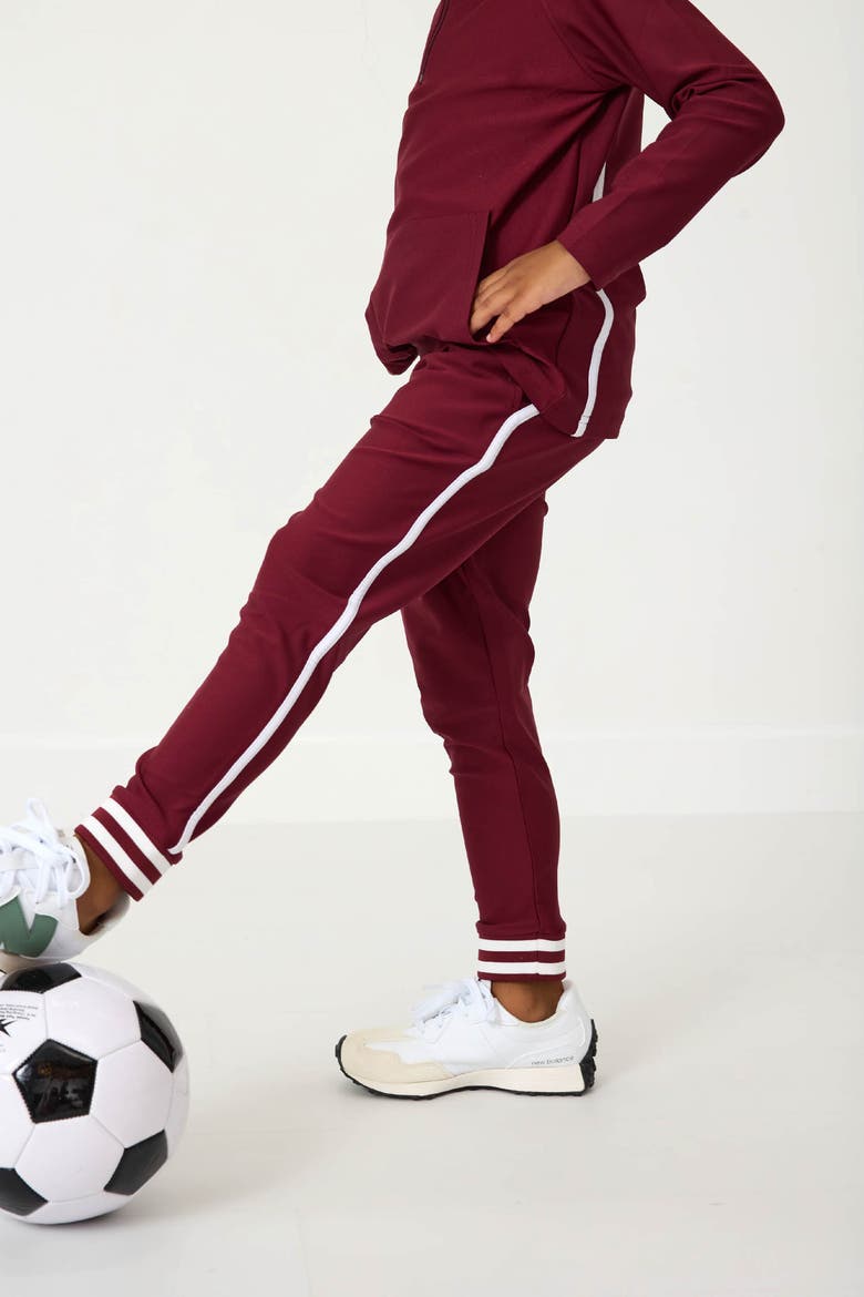Girls Retro Jogger, Alternate, color, Maroon