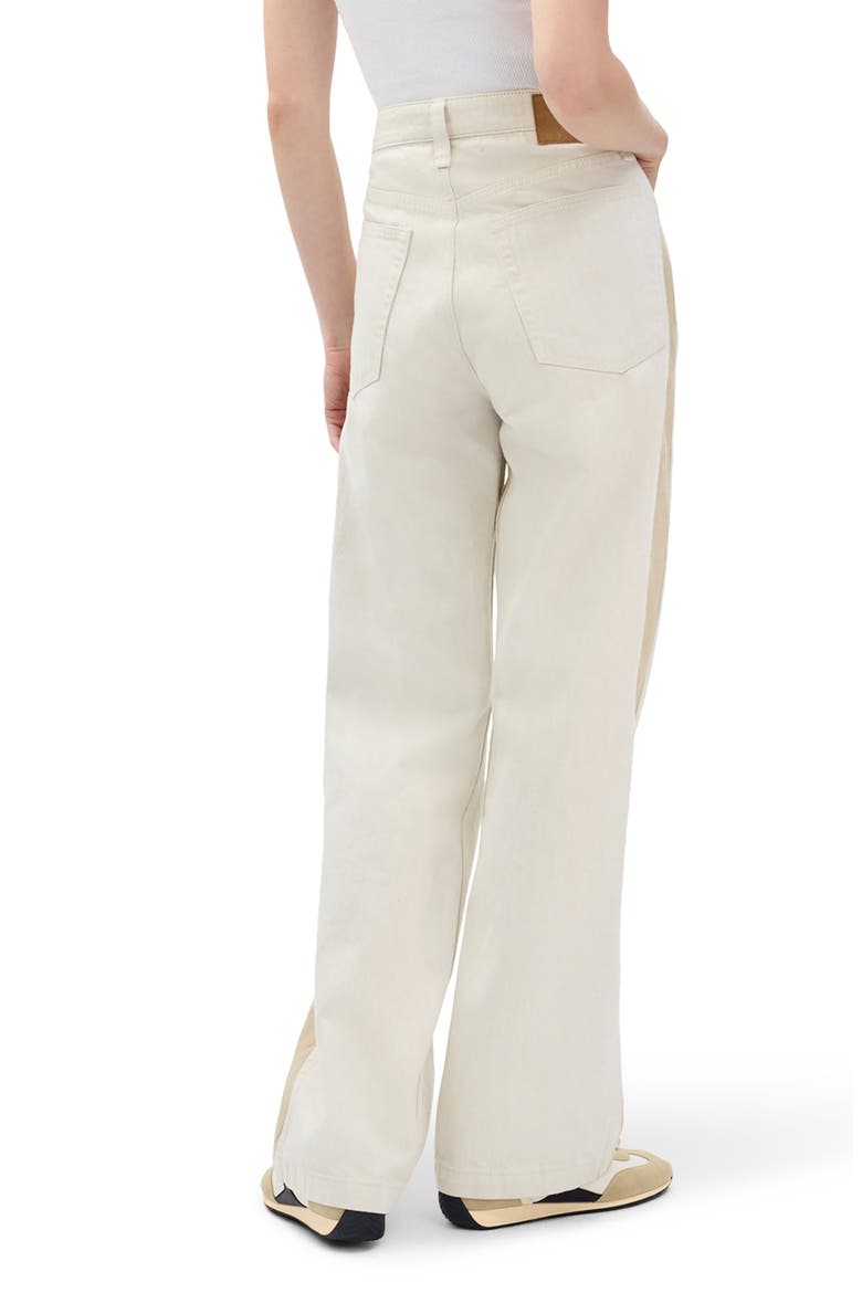 Logan Color Splice Wide Leg Jeans, Alternate, color, TWOSTONE